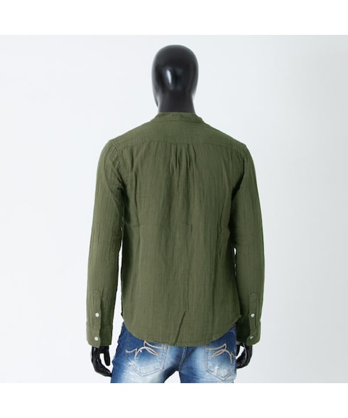 CALL&RESPONSE（コールアンドレスポンス）の「バンドカラーガーゼシャツ／ＣＡＬＬ＆ＲＥＳＰＯＮＳＥ　　/  162-1211-01（シャツ/ブラウス・メンズ・その他）」の4枚目の写真