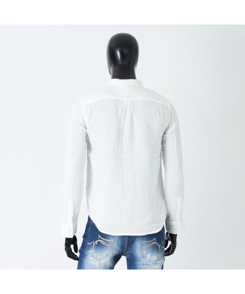 CALL&RESPONSE（コールアンドレスポンス）の「バンドカラーガーゼシャツ／ＣＡＬＬ＆ＲＥＳＰＯＮＳＥ　　/  162-1211-01（シャツ/ブラウス・メンズ・その他）」の2枚目の写真