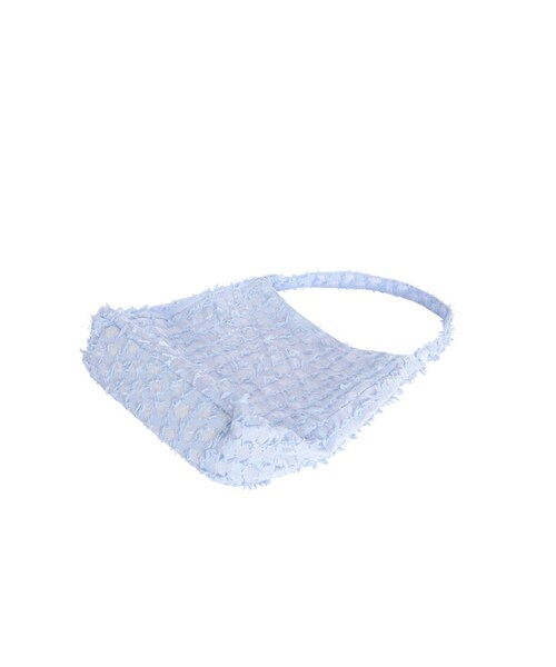 merry jenny（メリージェニー）の「ドットフリンジトート（バッグ・レディース・オフホワイト/ブラック/アイスブルー）」の10枚目の写真