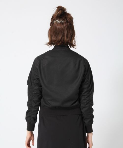 LOWRYS FARM(ローリーズファーム)の「MA-1(ジャケット/アウター・ブラック/カーキ・M/L)」の6枚目の写真