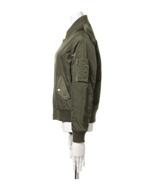 INGNI（イング）の「【2016秋の新作】リバーシブルMA-1ブルゾン（ジャケット/アウター・レディース・ｶｰｷ/ｸﾛ/ｶｰｷ/A・M）」の10枚目の写真