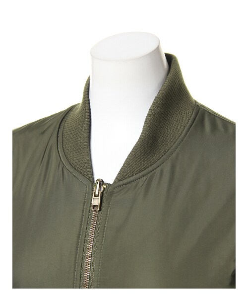 INGNI（イング）の「【2016秋の新作】リバーシブルMA-1ブルゾン（ジャケット/アウター・レディース・ｶｰｷ/ｸﾛ/ｶｰｷ/A・M）」の3枚目の写真