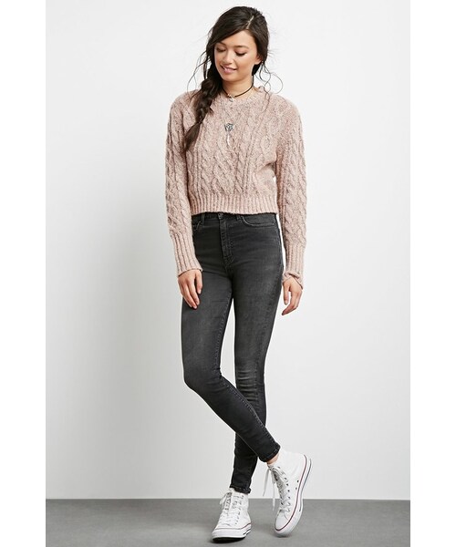 forever 21 sculpted high rise skinny