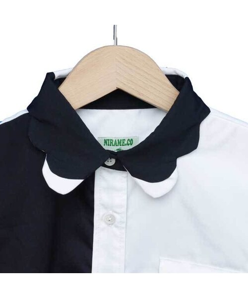 NIRAME.CO（ニラメッコ）の「ラブレターしゃつ　モノトーン（シャツ/ブラウス・レディース・その他）」の5枚目の写真