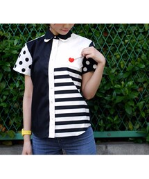 NIRAME.CO | ラブレターしゃつ　モノトーン(シャツ/ブラウス)