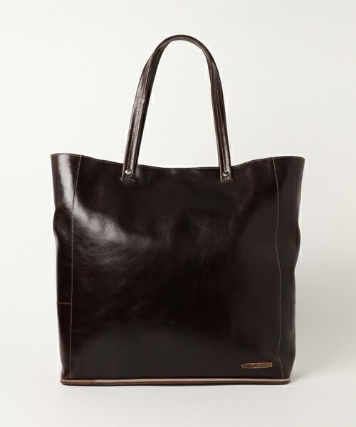 nil admirari ブラックレザートートバッグ nil admirari ブラックレザートートバッグ