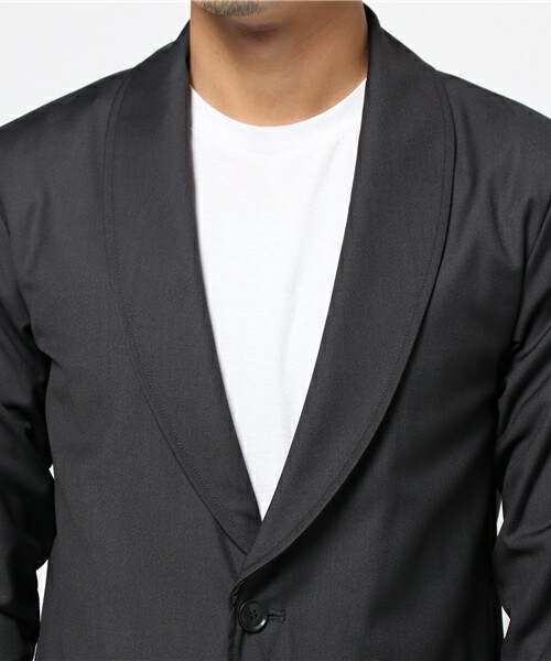 CASPER JOHN（キャスパージョン）の「CASPER JOHN  ショールガウン（その他アウター・メンズ・チャコールグレー/モカ/ダークブルー・MEDIUM/LARGE）」の10枚目の写真