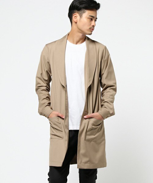 CASPER JOHN（キャスパージョン）の「CASPER JOHN  ショールガウン（その他アウター・メンズ・チャコールグレー/モカ/ダークブルー・MEDIUM/LARGE）」の16枚目の写真