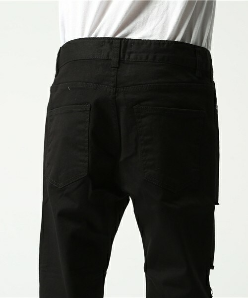CASPER JOHN AIVER（キャスパージョンアイバー）の「CASPER JOHN AIVER ダメージブラックスキニ―パンツ（その他パンツ・メンズ・ブラック・SMALL/MEDIUM/LARGE）」の9枚目の写真