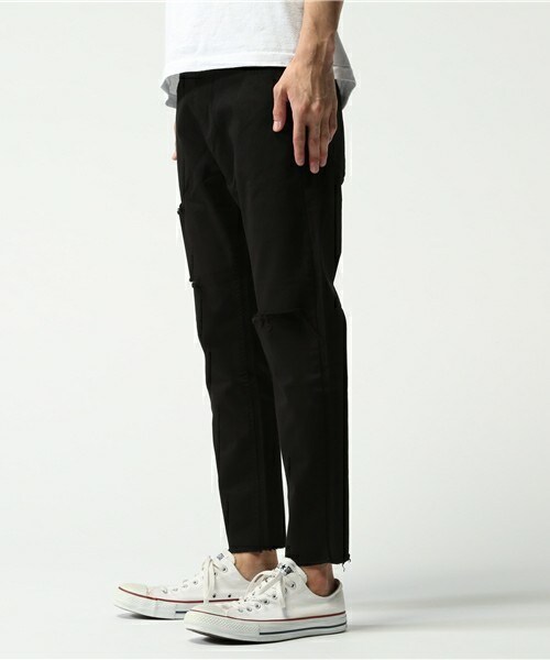 CASPER JOHN AIVER（キャスパージョンアイバー）の「CASPER JOHN AIVER ダメージブラックスキニ―パンツ（その他パンツ・メンズ・ブラック・SMALL/MEDIUM/LARGE）」の5枚目の写真