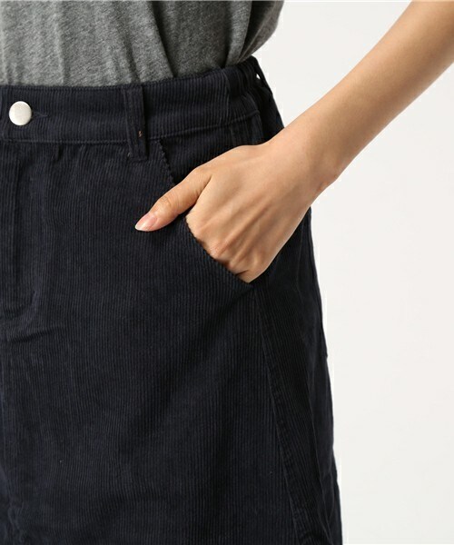 archives（アルシーヴ）の「コーデュロイミディスカート（スカート・レディース・ベージュ/カーキ/ネイビー・MEDIUM）」の9枚目の写真