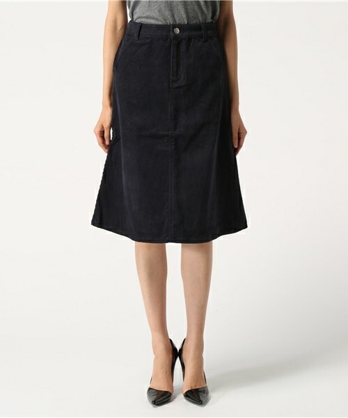 archives（アルシーヴ）の「コーデュロイミディスカート（スカート・レディース・ベージュ/カーキ/ネイビー・MEDIUM）」の4枚目の写真