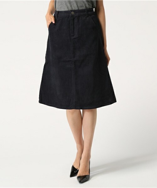 archives（アルシーヴ）の「コーデュロイミディスカート（スカート・レディース・ベージュ/カーキ/ネイビー・MEDIUM）」の3枚目の写真