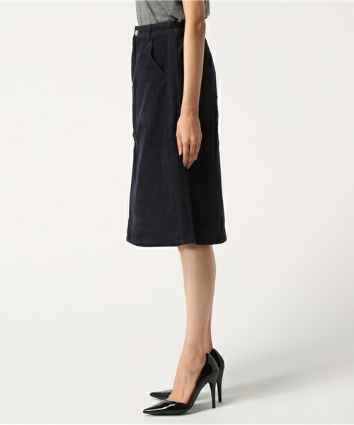 archives（アルシーヴ）の「コーデュロイミディスカート（スカート・レディース・ベージュ/カーキ/ネイビー・MEDIUM）」の5枚目の写真