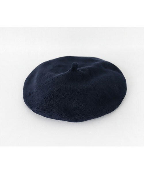 DHOLIC（ディーホリック）の「7COLORSニットベレー帽（ハンチング/ベレー帽・レディース・グレー/ワイン/ネイビー/ブラック/ブラックグレー/ライトベージュ/キャメル・ONE）」の3枚目の写真