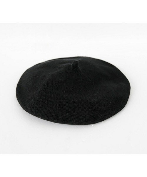 DHOLIC（ディーホリック）の「7COLORSニットベレー帽（ハンチング/ベレー帽・レディース・グレー/ワイン/ネイビー/ブラック/ブラックグレー/ライトベージュ/キャメル・ONE）」の4枚目の写真