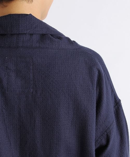 studio CLIP(スタディオクリップ)の「コットンドビーロングガウンコート(ジャケット/アウター・ベージュ/カーキ/ネイビー・F)」の11枚目の写真