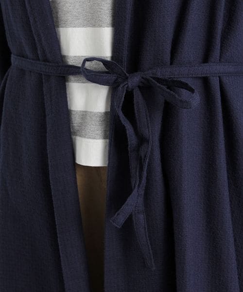 studio CLIP(スタディオクリップ)の「コットンドビーロングガウンコート(ジャケット/アウター・ベージュ/カーキ/ネイビー・F)」の9枚目の写真