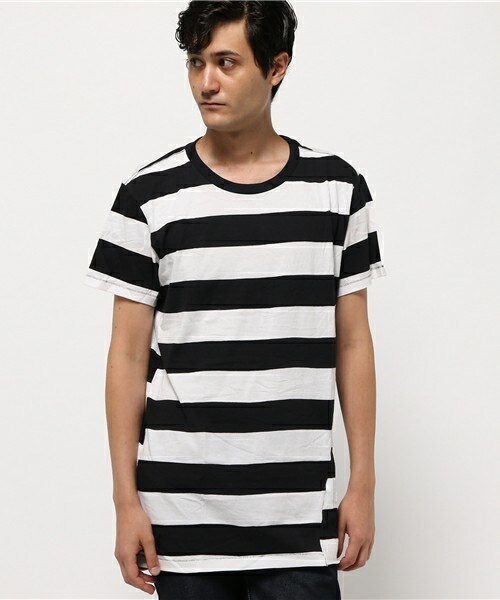 KSUBI（スビ）の「ksubi 『SID BLOCK』ボーダーTシャツ（Tシャツ/カットソー・メンズ・ブラック・MEDIUM）」の8枚目の写真