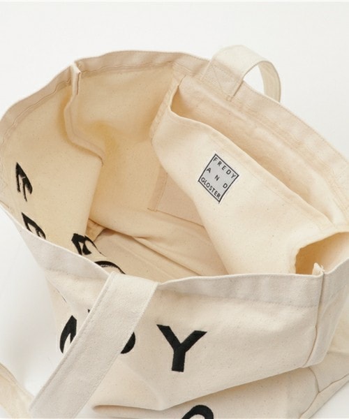 FREDY&GLOSTER（フレディアンドグロスター）の「FG　TOTE（トートバッグ・メンズ・ホワイト・FREE）」の5枚目の写真