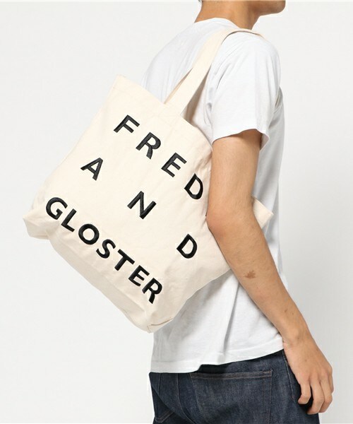 FREDY&GLOSTER（フレディアンドグロスター）の「FG　TOTE（トートバッグ・メンズ・ホワイト・FREE）」の6枚目の写真