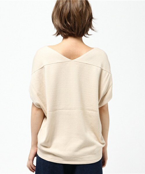 archives（アルシーヴ）の「【店舗限定商品】Vネックワイドプルオーバー（ニット/セーター・レディース・アイボリー/ブラック/グレー/ブラウン・MEDIUM）」の7枚目の写真