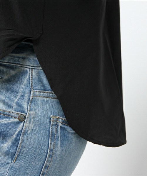 Doux archives（ドゥアルシーヴ）の「C/Pライトタンブラーブラウス（シャツ/ブラウス・レディース・ブラック/ブラウン・MEDIUM）」の8枚目の写真