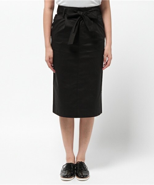 archives（アルシーヴ）の「【店舗限定商品】リボンチノスカート（スカート・レディース・ブラック/ベージュ/カーキ・MEDIUM）」の4枚目の写真