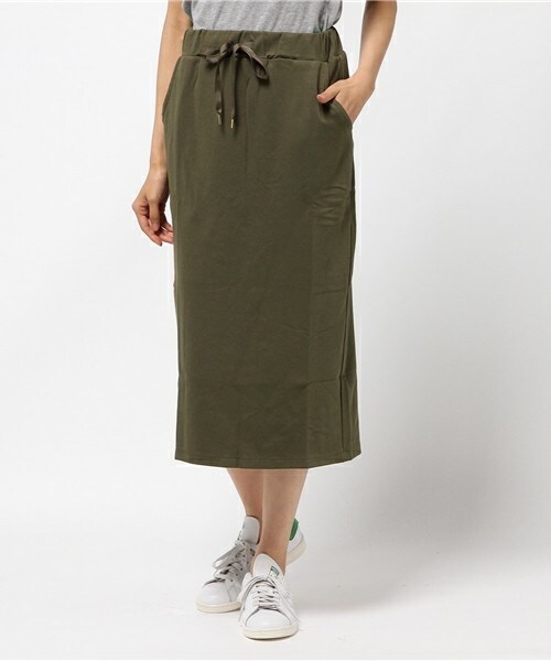 archives（アルシーヴ）の「【店舗限定商品】ミモレ丈タイトスカート（スカート・レディース・ブラック/チャコールグレー/カーキ・MEDIUM）」の3枚目の写真