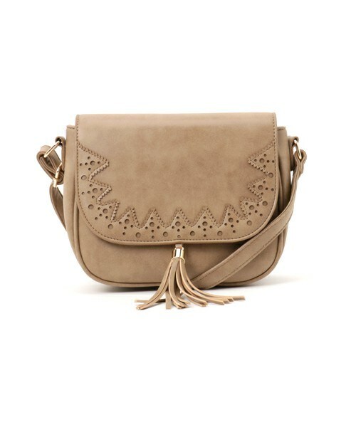 archives（アルシーヴ）の「レースカットワークミニショルダー（ショルダーバッグ・レディース・ブラック/グレー/レッド・MEDIUM）」の2枚目の写真