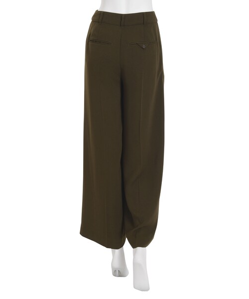 LAGUNAMOON(ラグナムーン)の「Autumnリラックスワイドパンツ(パンツ・レディース・ブラック/カーキ/キャメル・S/M)」の6枚目の写真