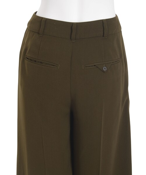 LAGUNAMOON(ラグナムーン)の「Autumnリラックスワイドパンツ(パンツ・レディース・ブラック/カーキ/キャメル・S/M)」の7枚目の写真