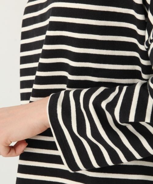 A part by（アパートバイ）の「C/BDワイドクロップド（トップス・ホワイト/ブラック・F）」の11枚目の写真