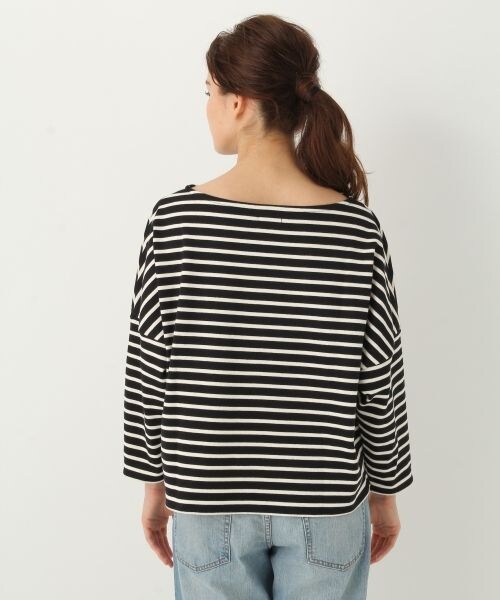 A part by（アパートバイ）の「C/BDワイドクロップド（トップス・ホワイト/ブラック・F）」の7枚目の写真