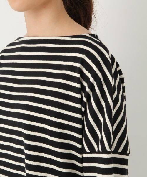 A part by（アパートバイ）の「C/BDワイドクロップド（トップス・ホワイト/ブラック・F）」の9枚目の写真