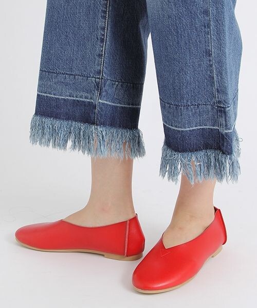 studio CLIP（スタディオクリップ）の「フリンジワイドデニムパンツ（パンツ・ライトブルー/インディゴ・M/L）」の11枚目の写真