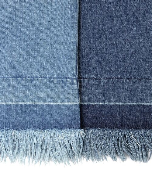 studio CLIP（スタディオクリップ）の「フリンジワイドデニムパンツ（パンツ・ライトブルー/インディゴ・M/L）」の13枚目の写真
