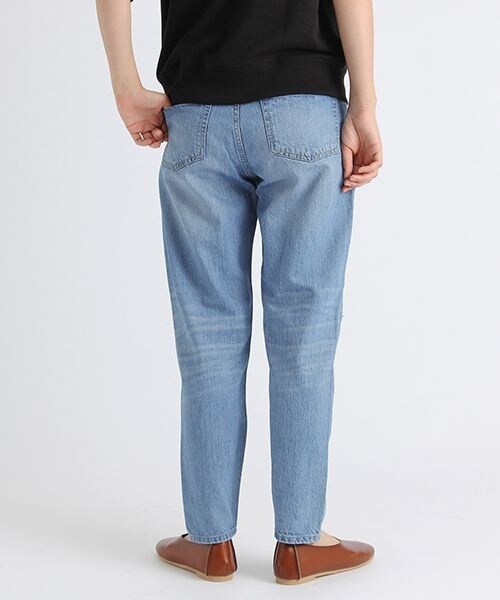 studio CLIP（スタディオクリップ）の「リメイクボーイフレンドパンツ（パンツ・ライトインディゴ/インディゴ・M/L）」の7枚目の写真