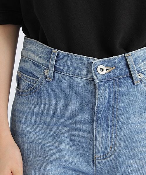 studio CLIP（スタディオクリップ）の「リメイクボーイフレンドパンツ（パンツ・ライトインディゴ/インディゴ・M/L）」の8枚目の写真