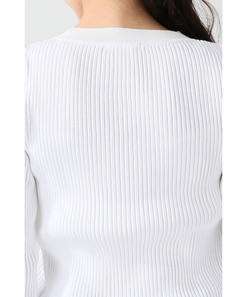 JOURNAL STANDARD（ジャーナルスタンダード）の「ラッセルリブプルオーバー（トップス・ブラック A/ホワイト/カーキ B・フリー）」の11枚目の写真