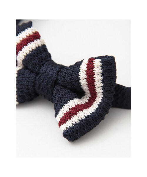 URBAN RESEARCH DOORS（アーバンリサーチドアーズ）の「ニット蝶ネクタイ(KIDS)（ファッション雑貨・ネイビー/オフ・one）」の3枚目の写真