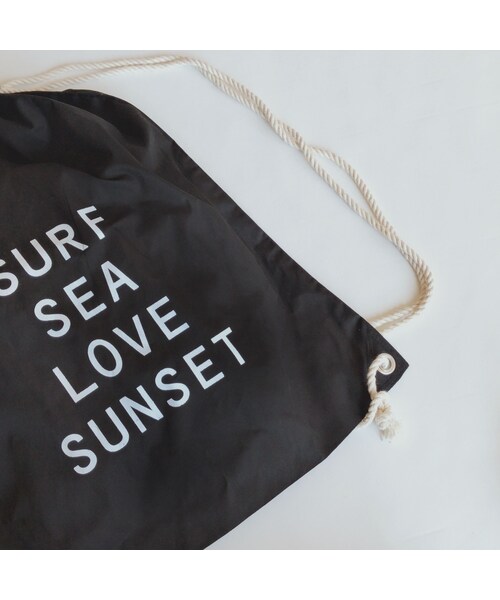 SUNSEA（サンシー）の「word ナップサック（バックパック/リュック 