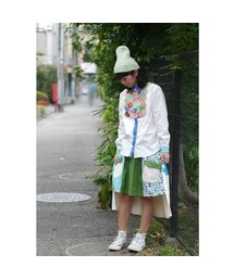 NIRAME.CO | お手伝いスカート ハート柄(スカート)