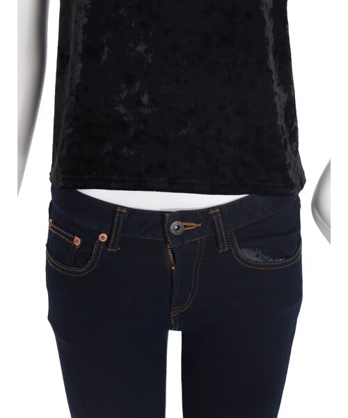 EMODA（エモダ）の「CRUSH VELORキャミ（トップス・レディース・ブラック/ネイビー）」の9枚目の写真