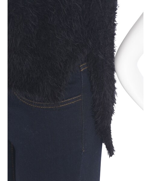 EMODA（エモダ）の「FLUFFYニットベスト（トップス・レディース・グレー/ブラック/レッド・F）」の11枚目の写真