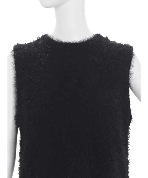 EMODA（エモダ）の「FLUFFYニットベスト（トップス・レディース・グレー/ブラック/レッド・F）」の8枚目の写真