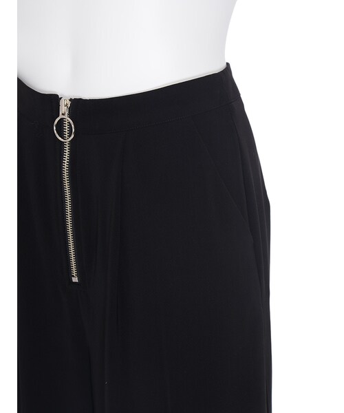 EMODA（エモダ）の「RING ZIPワイドパンツ（パンツ・レディース・グレー/ブラック/ベージュ・S/M）」の13枚目の写真