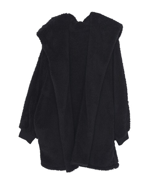 GYDA(ジェイダ)の「フードボアコート(ジャケット/アウター・レディース・オフホワイト/ブラック/ベージュ)」の2枚目の写真