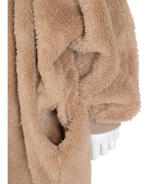 GYDA(ジェイダ)の「フードボアコート(ジャケット/アウター・レディース・オフホワイト/ブラック/ベージュ)」の13枚目の写真