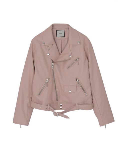 jouetie（ジュエティ）の「【RUNWAY限定】フェイクレザーライダース